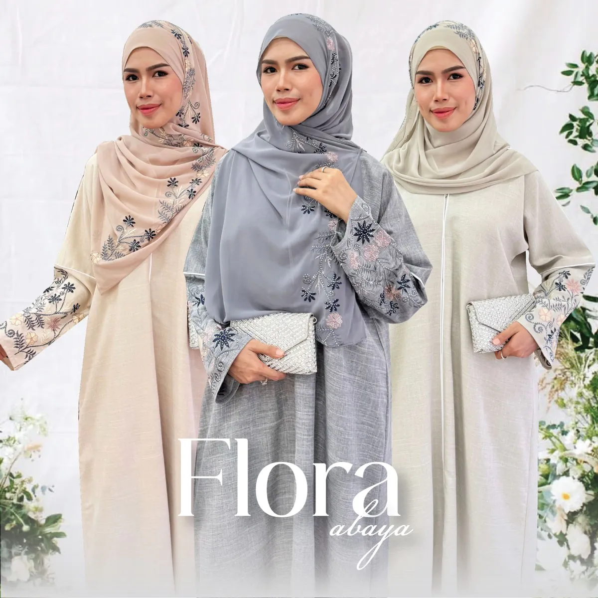 Abaya Flora